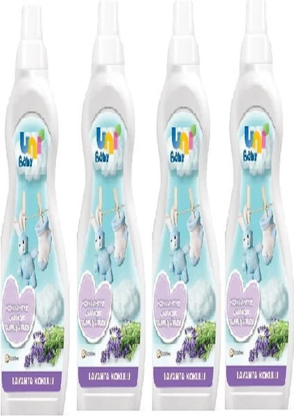 Uni Baby Konsantre Çamaşır Yumuşatıcı Lavanta Kokulu 1200 ml x 4ADET