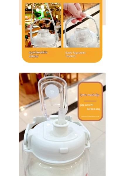 Büyük Kapasiteli Göbek Su Bardağı, Öğrenci Pipetli Bardak, Çocuk Plastik Bardak Su Isıtıcısı, Hediyelik Bardak (Yurt Dışından)
