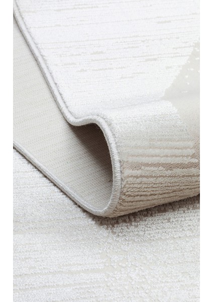 Parma Par 03 Cream Yumuşak Dokulu Modern Desenlere Sahip Şık Makine Dokuması Halı indirimleri