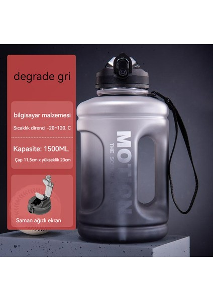 Şişe, Büyük Kapasiteli, Fitness, Taşınabilir, Düşmeye Dayanıklı, Uzay Bardağı, Açık Hava Sporları Su Şişesi (Yurt Dışından)