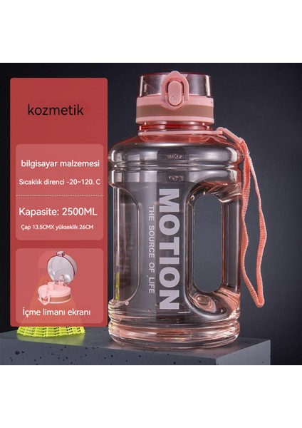 Şişe, Büyük Kapasiteli, Fitness, Taşınabilir, Düşmeye Dayanıklı, Uzay Bardağı, Açık Hava Sporları Su Şişesi (Yurt Dışından)