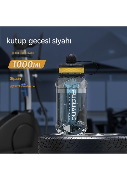 Büyük Kapasiteli Su Bardağı, Plastik Su Şişesi, Öğrenciler Için Açık Taşınabilir Spor Şişesi, Fitness Alanı Bardağı (Yurt Dışından)