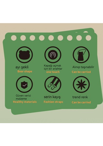 Çocuk Sevimli Ayı Plastik Su Bardağı, Kolu Taşınabilir Açık Çocuk Bardağı, Çocuk Hediyesi Saman Bardak (Yurt Dışından) indirimleri