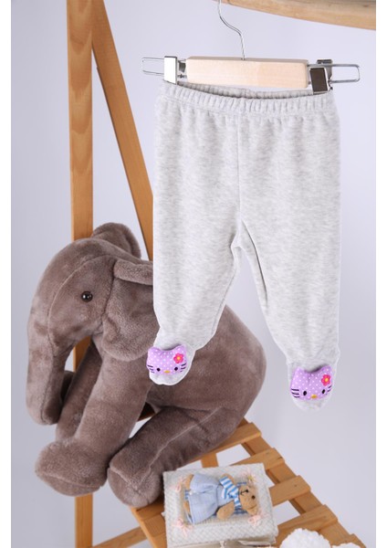 Kadife Oyuncaklı Kız Erkek Bebek Çocuk Pantolon Hello Kitty