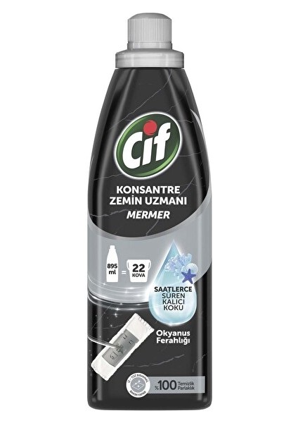 Konsantre Zemin Uzmanı Mermer Okyanus Ferahlığı 895 Ml