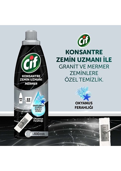 Konsantre Zemin Uzmanı Mermer Okyanus Ferahlığı 895 Ml