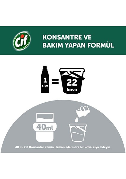 Konsantre Zemin Uzmanı Mermer Okyanus Ferahlığı 895 Ml