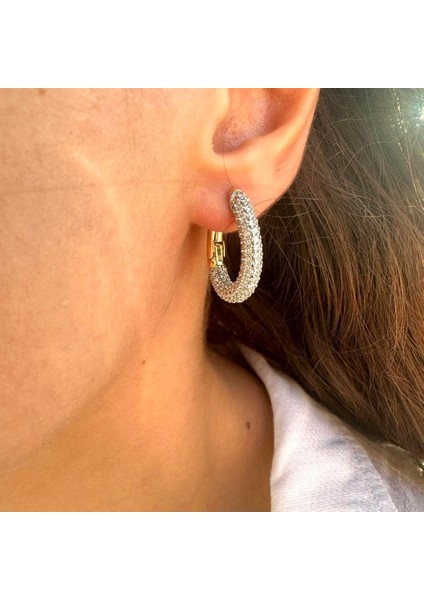 Iki Renk Soleste Küpe modelleri