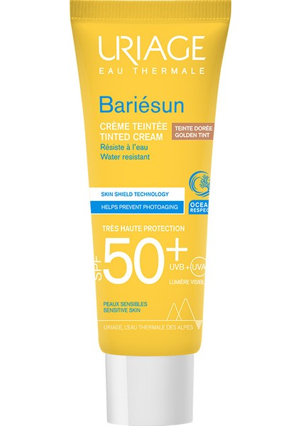 Bariesun Spf 50+ Renkli Güneş Koruyucu Krem - Golden 50 ml