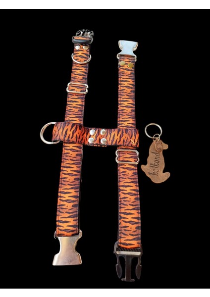 Köpek göğüs tasması minik ırk desenli kumaş destekli kolon göğüs ölçüsü:25-40cm ayarlamalı boyun ölçüsü:20-36cm dog harness GT4-10