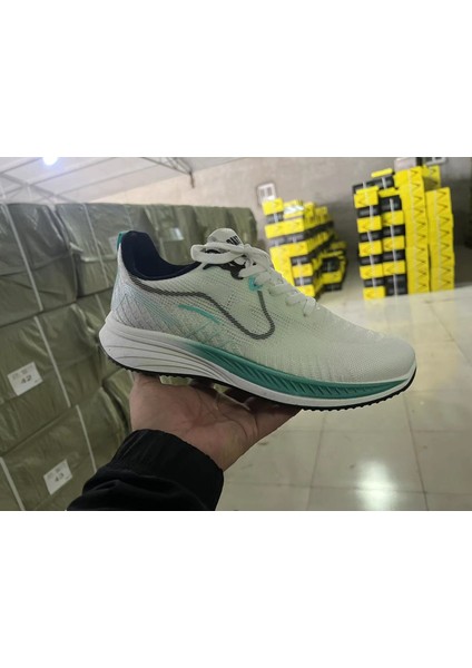 Erkek Ayakkabıları Yeni Spor Ayakkabılar Nefes Alabilen Örgü Moda Çok Yönlü Hafif Erkek Rahat Koşu Ayakkabıları (Yurt Dışından)