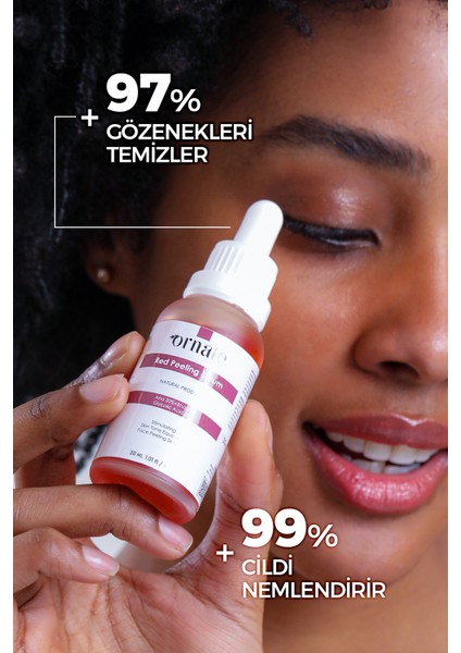 Canlandırıcı Cilt Tonu Eşitleyici Yüz Peeling Serum 30 ml Aha 20% + Bha 2% + Glycolic Acid %3