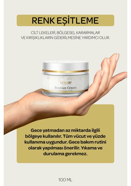 COSMETICS Ornate Boşnak Leke Kremi (BOSNİAN CREAM)