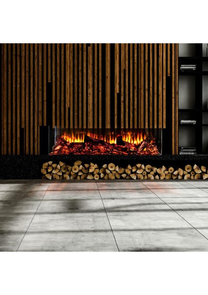 Trois 170 cm Elektrikli Şömine