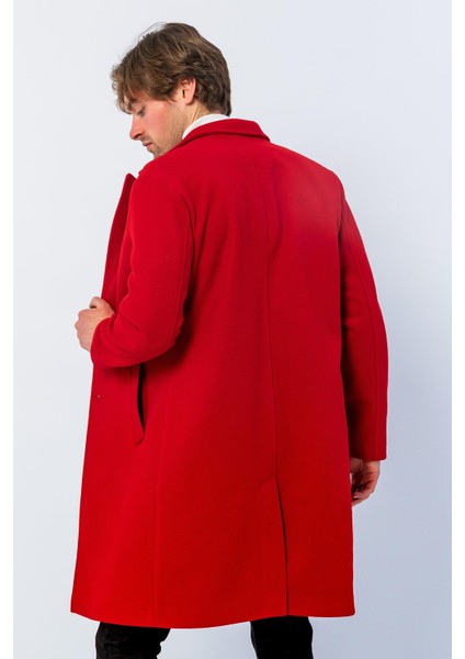 Erkek Regular Fit Düğmeli Cepli Kışlık Astarlı Klasik Uzun Kaşe Kaban indirimleri