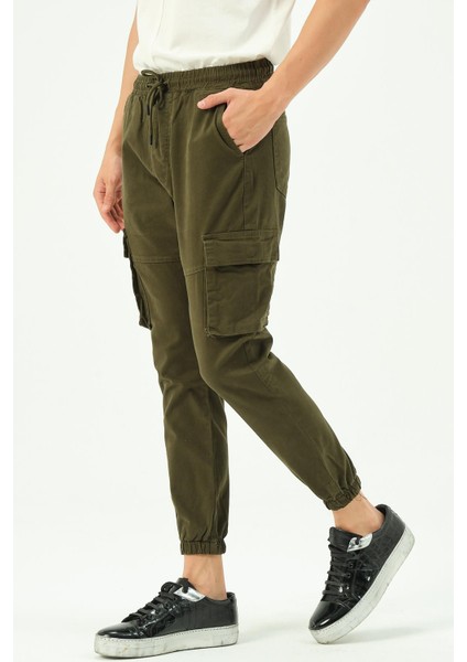 Erkek Dar Paça Beli ve Paçası Lastikli Kargo Cepli Pamuklu Jogger Spor Pantolon fiyatları