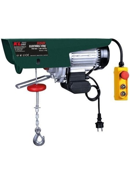 KLV600 6001200 kg Elektrikli Vinç