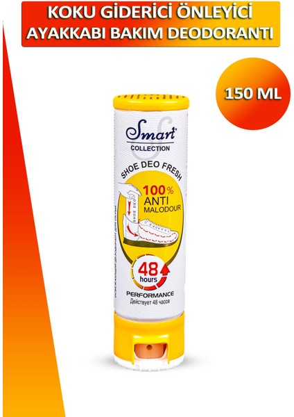 Bağcık + Smart Koku Giderici ve Önleyici Ayakkabı Bakım Deodorantı 150 ml