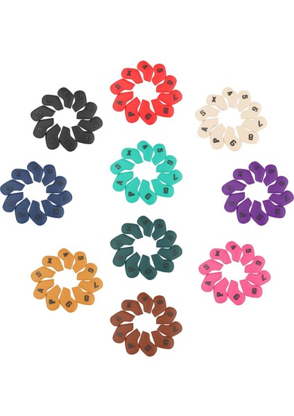 10'lu Paket Golf Baş Örtüsü, 4-9,p,s,a,x Markalar Içinş Örtüsü (Yurt Dışından) modelleri