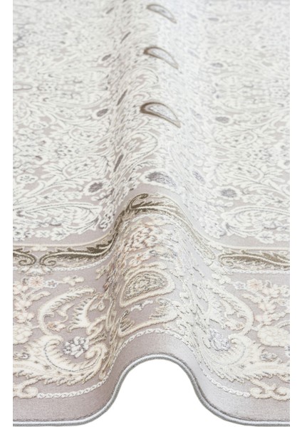 Passage Plz 04 Cream Vızon Hav Toz Vermez Yumuşak Dokulu Sık Dokuma Modern Makine Dokuması Halı modelleri