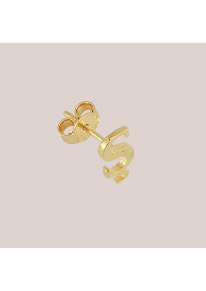 14 Ayar Altın Ş Harf Küpe 0,46 gr indirimleri