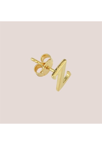 14 Ayar Altın Z Harf Küpe 0,45 gr indirimleri