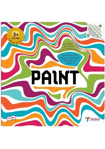 PAINT (3+ Yaş) - IQ, Dikkat ve Yetenek Geliştiren Kitaplar Serisi