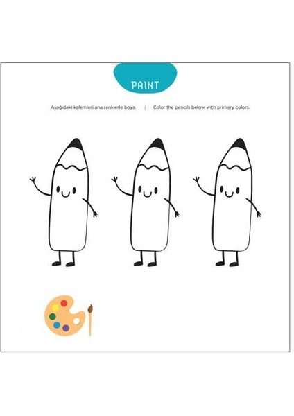 PAINT (3+ Yaş) - IQ, Dikkat ve Yetenek Geliştiren Kitaplar Serisi