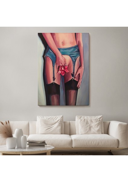 Kadın Sürreal Duvar TABLOSU-6073 fiyatları