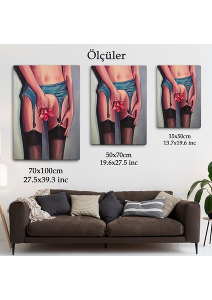 Kadın Sürreal Duvar TABLOSU-6073 fırsatları