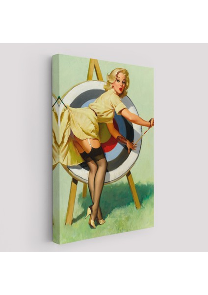 Okçu Kadın Dekoratif Duvar TABLOSU-6433