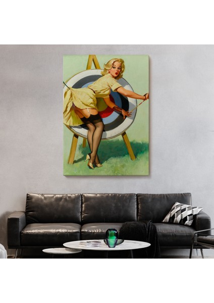 Okçu Kadın Dekoratif Duvar TABLOSU-6433 fiyatları