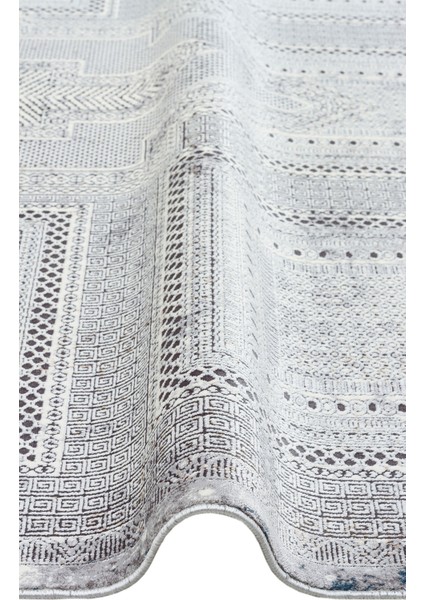 Passage Plz 02 Cream Navy Hav Toz Vermez Yumuşak Dokulu Sık Dokuma Modern Makine Dokuması Halı modelleri