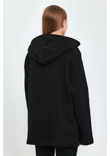 Kapüşonlu Oversize Hırka (E22-60700) indirimleri