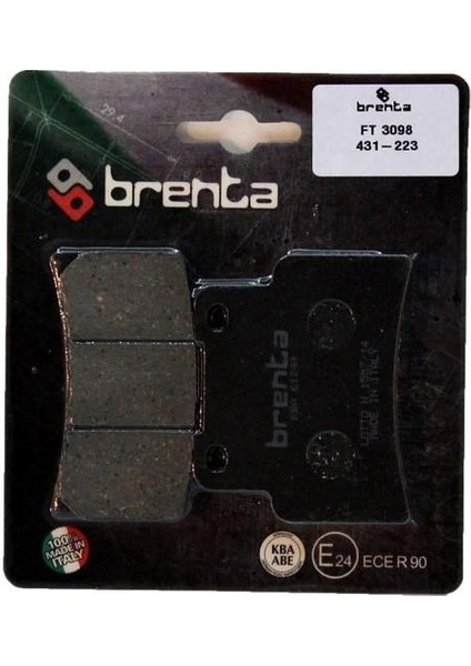 431-223 2008-2016 Aprilia Mana 850 Gt Abs Uyumlu Ön Fren Balatası Organik Balata