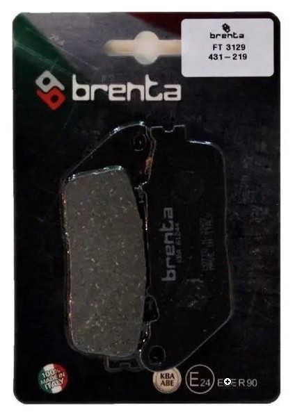 431-219 2010-2016 Honda Vfr 1200 F Uyumlu Arka Fren Balatası Organik Balata