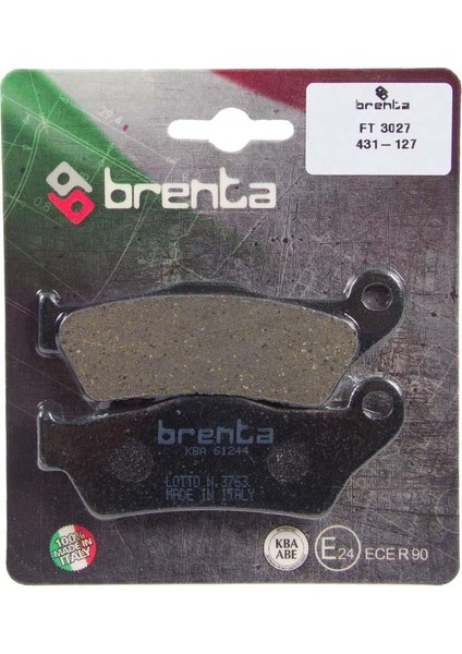 431-127 2013-2022 Bajaj Pulsar Ns 200 Abs Uyumlu Ön Fren Balatası Organik Balata