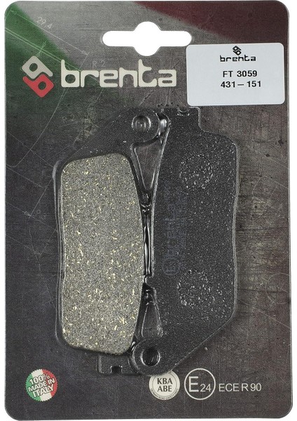 431-151 2012-2020 Bmw C 650 Gt Uyumlu Ön Fren Balatası Organik Balata