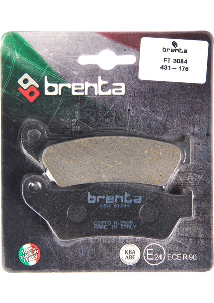 431-176 2005-2013 Bmw R 1200 Gs Adventure Uyumlu Arka Fren Balatası Organik Balata