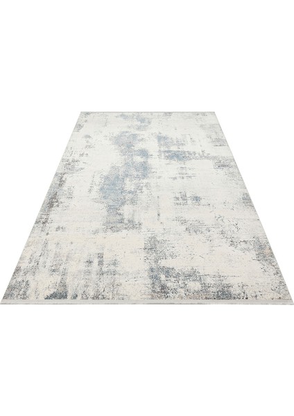 Passage Plz 01 Cream Navy Hav Toz Vermez Yumuşak Dokulu Sık Dokuma Modern Makine Dokuması Halı indirimleri