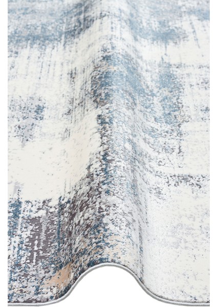 Passage Plz 01 Cream Navy Hav Toz Vermez Yumuşak Dokulu Sık Dokuma Modern Makine Dokuması Halı modelleri