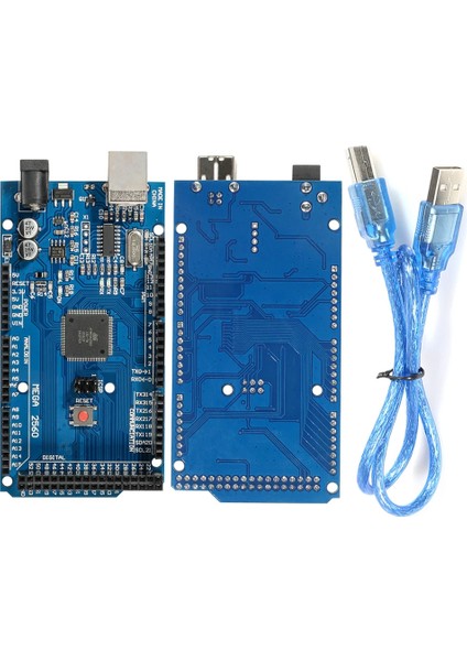 Arduino Mega 2560 R3 Klon + USB Kablo - (Usb Chip CH340)