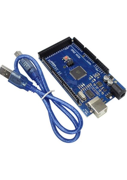 Arduino Mega 2560 R3 Klon + USB Kablo - (Usb Chip CH340)