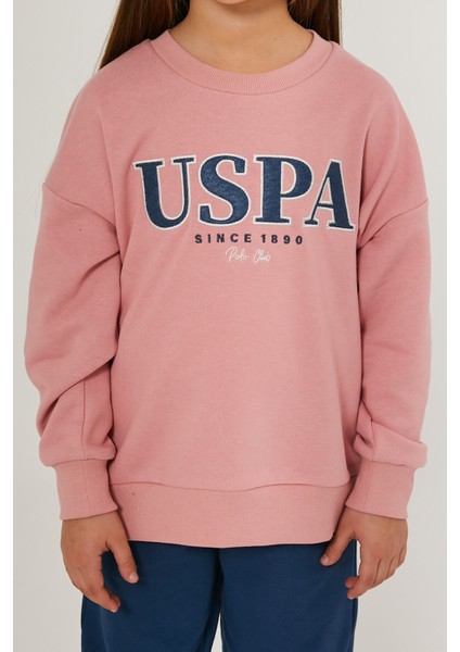 U.S. Polo Assn. Kız Çocuk Pembe Eşofman Takımı