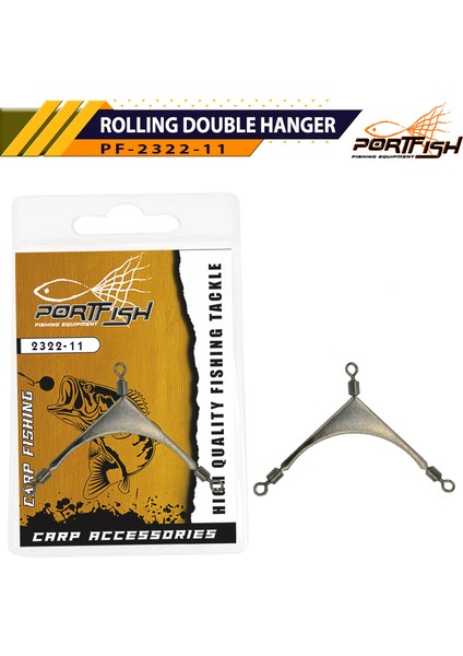 2322-11 Rollıng Double Hanger