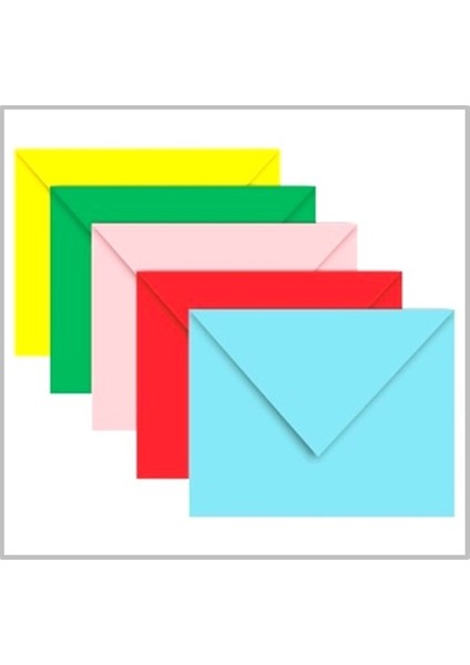 Zarf 13X18 Kırmızı - 10 Adet