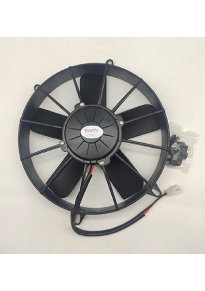 Fan Motoru 11 Inç 24V Emiş 160WATT (Kalın Çerçeve)(Düz Kanat)