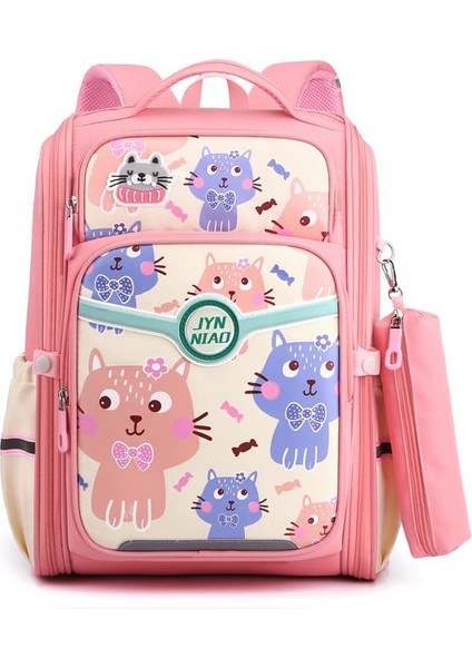 Naughty Cat Genişletilebilir Kalem Kutulu Kampüs Çantası (Yurt Dışından) fiyatları