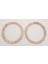 12 cm Oval Ahşap Boncuklu Bilezik Model Ham Ahşap Çift Sap 2