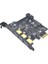 4721 Pci-E Express USB 3.0 Type C 3.2 Çoklayıcı Riser Kart 1